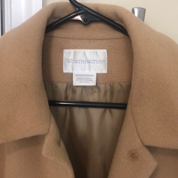 WINTER close out!!!! Tan wool coat - Picture 2 of 4